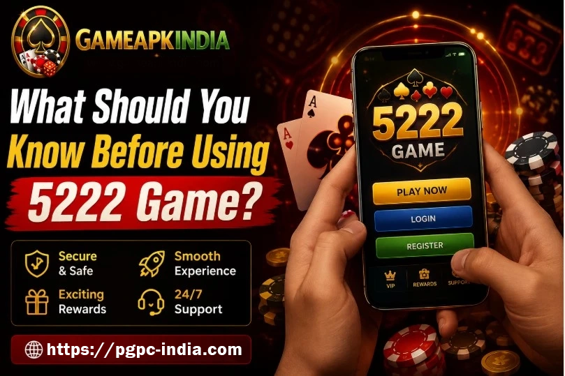 5222 Game mobile app guide image for Android users in India