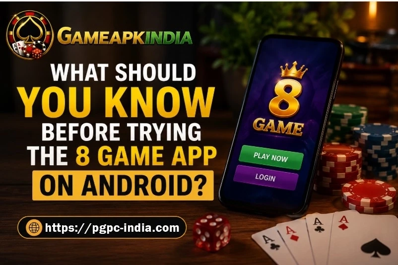 8 Game App for Android mobile app guide image for Android users in India
