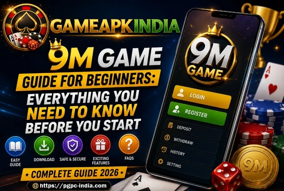 9M Game mobile app guide image for Android users in India