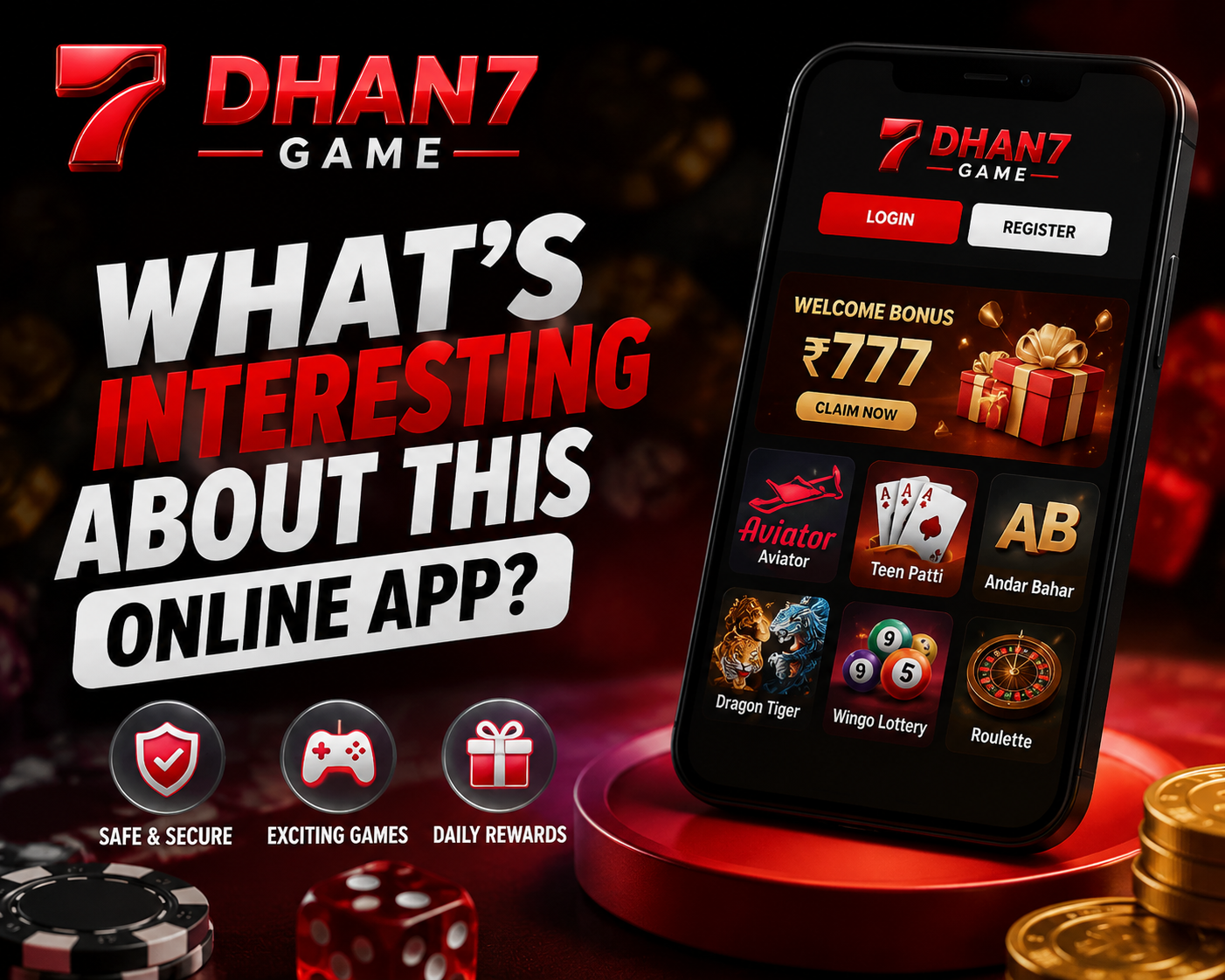 How Dhan7 Game Rooms Work mobile app guide image for Android users in India
