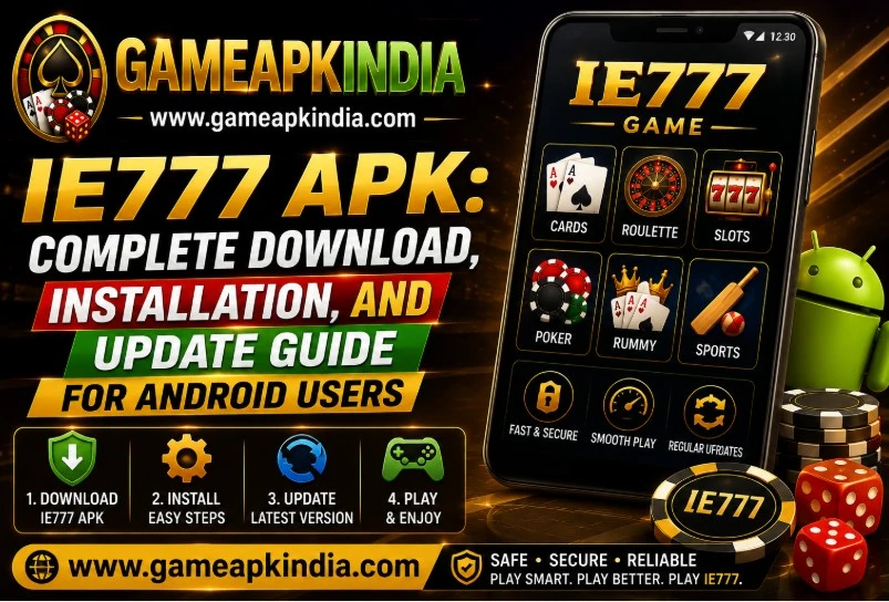 IE777 mobile app guide image for Android users in India