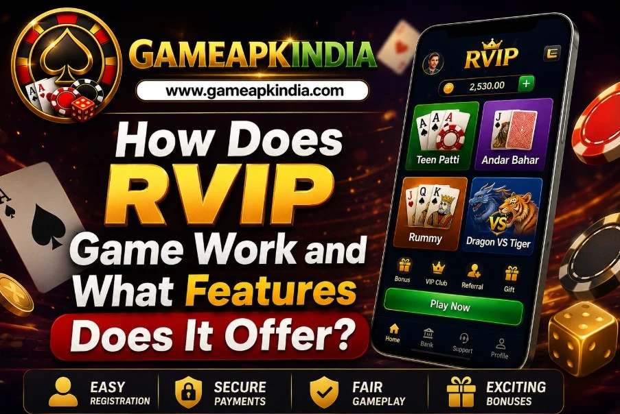 RVIP Game mobile app guide image for Android users in India