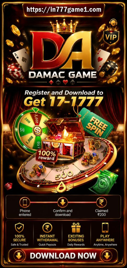 Damac Game mobile app guide image for Android users in India