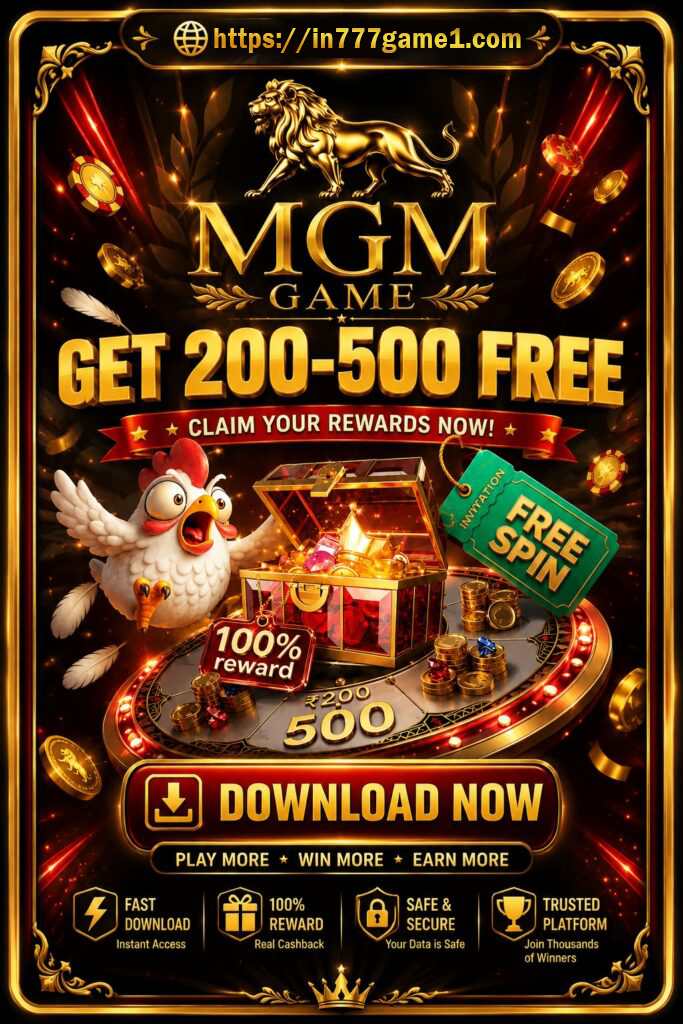 MGM Game mobile app guide image for Android users in India