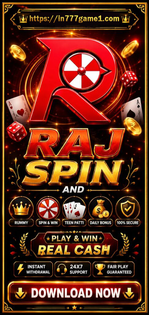 Rajspin mobile app guide image for Android users in India